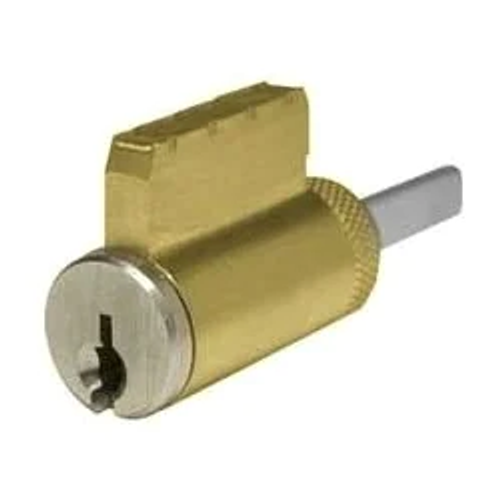 GENERAL LOCK | KLC1599 CSA 26D OB | DJ1656XXXX Key-In-Lever Cylinder, Universal, Schlage Style, 6-Pin, CSA Keyway, 0-Bitted, 2-Key Blank, Solid Brass, Satin Chrome, With Screw-On End Cap