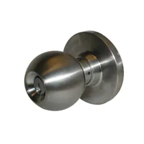GENERAL LOCK | K280B 630 C 234 S ANSI Door Lock, Storeroom, Knob Design, Satin Stainless Steel