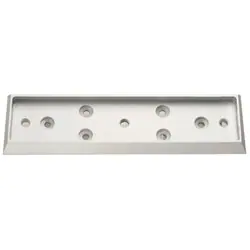 ALARM CONTROLS | AM3310 Alarm Control Spacer Bracket, 7-7/8" Length x 2-1/8" Width x 5/8" Depth, Clear Anodized
