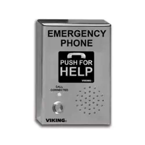 Viking Electronics |  E-1600-03B ADA Compliant, Stainless Steel, Vandal-resistant, Handsfree Phone