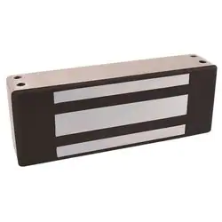 SECURITRON |M62 Electromagnetic Lock, 12/24 VDC, 1200 Lb Load, Brushed Stainless Steel