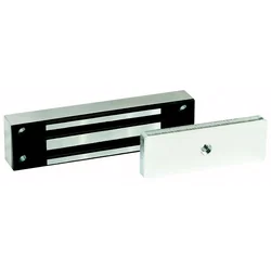 SECURITRON |MCL-24 Cabinet Lock, Magnetic, 24 Volt DC, 62 Milliampere, 200 Lb Load, 4-5/8" Length x 3/4" Depth x 1-1/8" Height