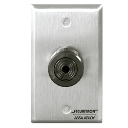SECURITRON | PZ1 Piezo Sounder, 1-Gang, 86 DB, 2-3/4" Width x 4-1/2" Height, Stainless Steel Key Plate, With Anti-Tamper Screw, For Local/Remote Alarm Sounder