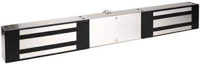 SECURITRON | DM62BD Electromagnetic Lock, Double, 12/24 Volt DC, 250/150 Milliampere, With Patented Magnetic Bond Sensor and Integrated Door Position Switch