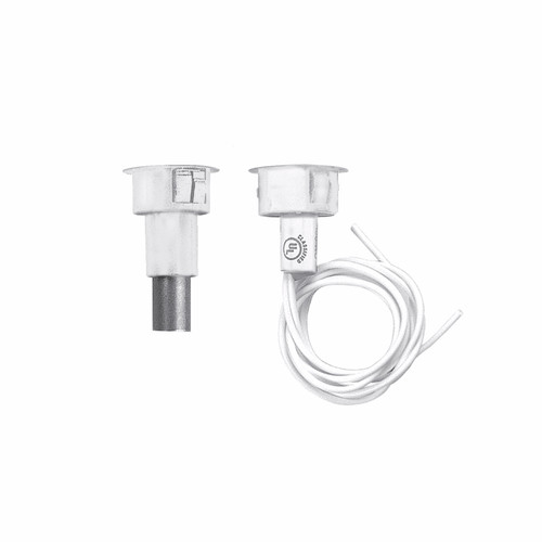 SECURITRON | DPS-M-WH Door Position Switch, Concealed, 0.4 Ampere, White, For Metal Door