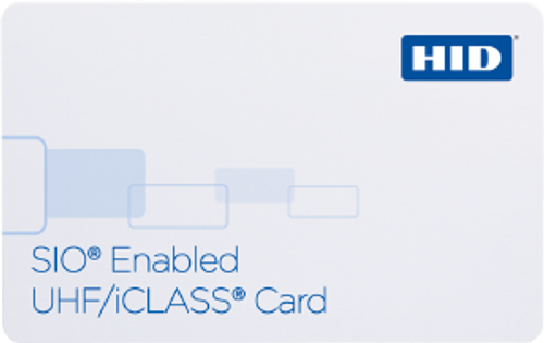 HID | UHF + iCLASS Credential, 6013HG1AAN, 26 Bit H10301  (100 Cards)