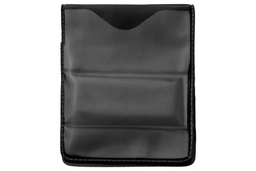 BRADY | 1835-1115 Black Vinyl Vertical Double-Pocket Magnetic Badge Holder, 2.5" x 3.75" (100 Holders)