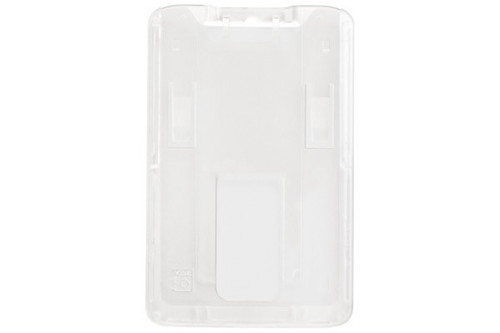 BRADY |  1840-6640 B-Holder Clear Rigid Plastic Vertical Holder, 2.13" x 3.38" (100 Holders)