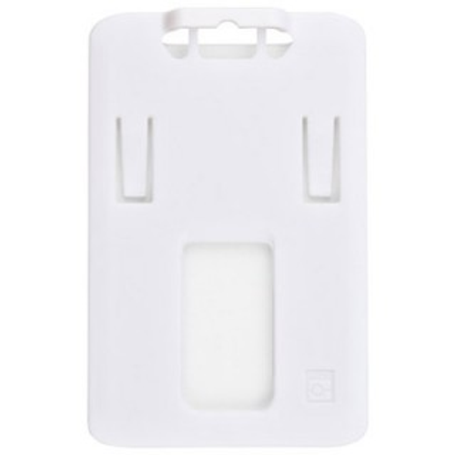 BRADY |  1840-6648 B-Holder WHITE Rigid Plastic Vertical Holder, 2.13" x 3.38" (100 Holders)