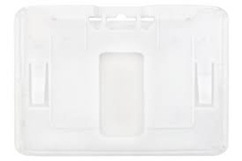 BRADY |  1840-6658 B-Holder WHITE Rigid Plastic Horizontal Holder, 3.38" x 2.13" (100 Holders)