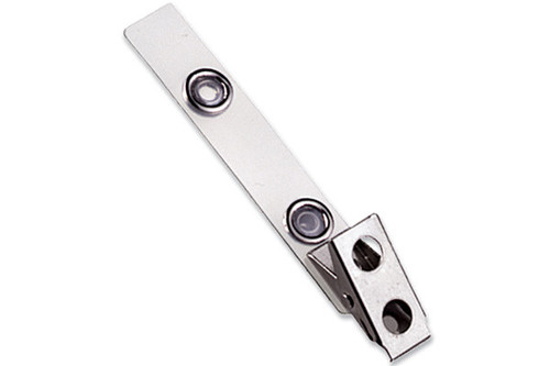 BRADY | Polyester (PET) Film, 2-3/4" Strap Clip with 2-Hole NPS Clip (100 Clips)