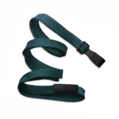 Brady | Teal 3/8" (10 mm) Breakaway Lanyard with Wide Plastic Hook (100 Lanyards)