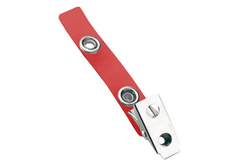BRADY 505-SDC-RED Red 2-Hole Vinyl Strap Clip