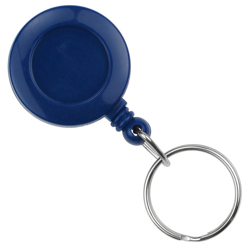 Brady | Royal Blue Round Badge Reel With Key Ring And Slide Clip (100 Reels)