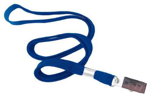 Brady | Royal Blue3/8" Lanyard With Bulldog Clip (100 Lanyards)