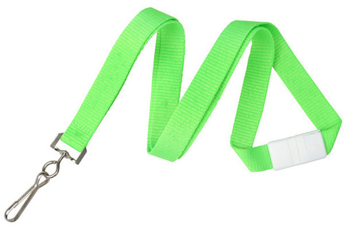 Brady | Neon Green Breakaway Lanyard (100 Lanyards)