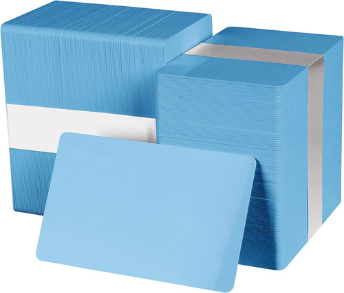 IDE | 30mil Colored  SKY BLUE  PVC Cards (500 Cards)