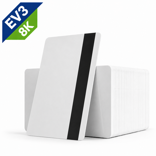 NXP DESFire EV3 8K cards with magnetic stripe