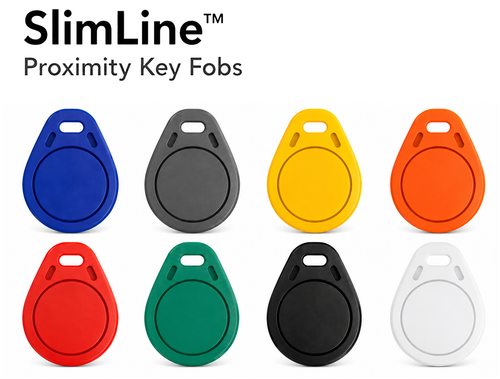 RAPIDPROX | SlimLine Proximity Key Fob, Compare to HID | 1346LNSMN  (100 Fobs)