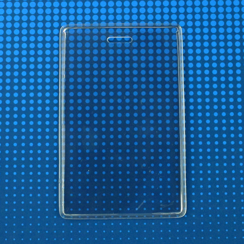 BRADY | Heavy-Duty Vinyl Vertical Anti-Print Transfer Proximity Card Holder, 2.38" x 3.75" (100 Holders)