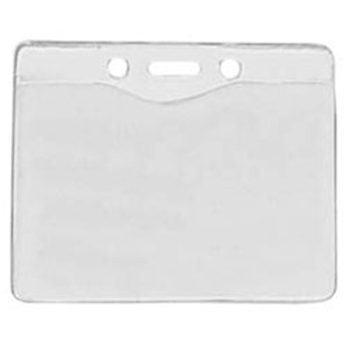 BRADY | Clear Vinyl Badge Holders (Credit Card Size), HORIZONTAL, 1815-1000 (100 Pieces)