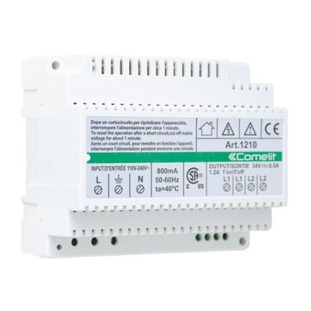COMELIT |  1210   2-Wire Power Supply Unit