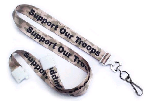 Support our Troops Lanyard