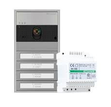 COMELIT | UMV4S Ultra Video Surface Kit, 2-Way, 4-Button Surface Wire