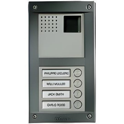 COMELIT |   VV4F Vandalcom 4-Button Entry Panel, Flush Mount