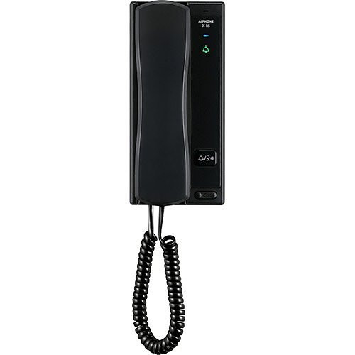 AIPHONE | IX-RS-B IP Audio Room Sub Station, SIP Compatible, with Privacy Handset, Black