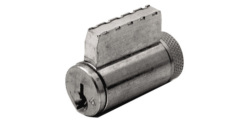 SCHLAGE by Allegion | Door Lock Cylinder, 6 Pin Length, Solid Brass, Satin Chrome, Restricted, C Keyway