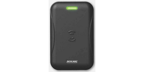 SCHLAGE by Allegion |  Reader, Black, Weather Resistant, Multi-Format Format, 125 KHz, 13.56 MHz, Wiegand Interface, Surface, Multi-Format