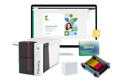 EVOLIS |  Go Pack Primacy 2 Simplex Badging Bundle