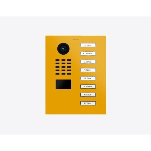 DOORBIRD | D2108V IP Video Intercom, Golden Yellow (RAL 1004) DOORBIRD | D2108V IP Video Intercom, Golden Yellow (RAL 1004)