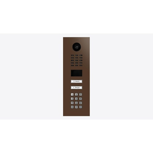 DOORBIRD | D2102KV Protocol Video Intercom, Terra Brown (RAL 8028)