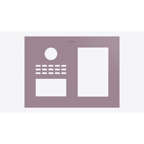 DOORBIRD | D31TDH Front Panel, Pastel Violet (RAL 4009)