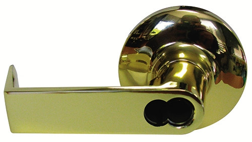 GENERAL LOCK -Cylindrical Leverset, ANSI: Grade 1, Function: Storeroom Lock, US3 Bright Brass, Lever