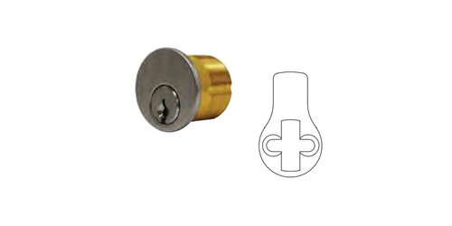 GENERAL LOCK -Mortise Cylinder, 6 Pin or Disc Pin Length, Standard Yale Cam, Brass