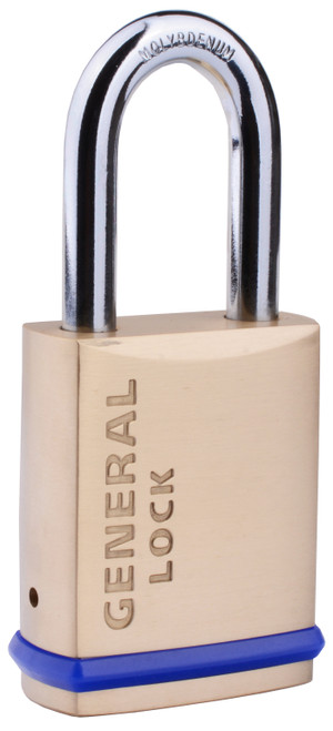 GENERAL LOCK -Padlock, 5/16 in. Shackle, Brass