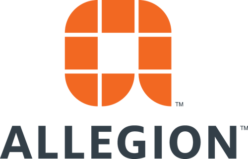 ALLEGION | Mechanical Door Lock, Keyed, Sparta Lever, F Keyway, Satin Bronze, With 6-Pin Cylinder, Deadlatch, For Corridor