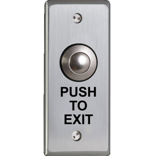 CAMDEN | CM-9080PTE Push to Exit Vandal Resistant Switch, DPDT, Momentary, Narrow