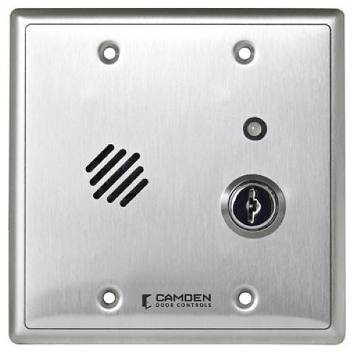 CAMDEN |  CX-DA300 CX-DA300 Series Line Powered Door Monitor Alarm with Relay and Reset Key, Double Gang, 12/24V AC/DC