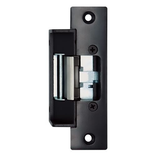 CAMDEN |  CX-ED2071-BK Universal' Electric Strike with 3-Black Faceplates, 8-16VAC / DC, Fail Safe / Fail Secure Operation, Horizontal Adjustment