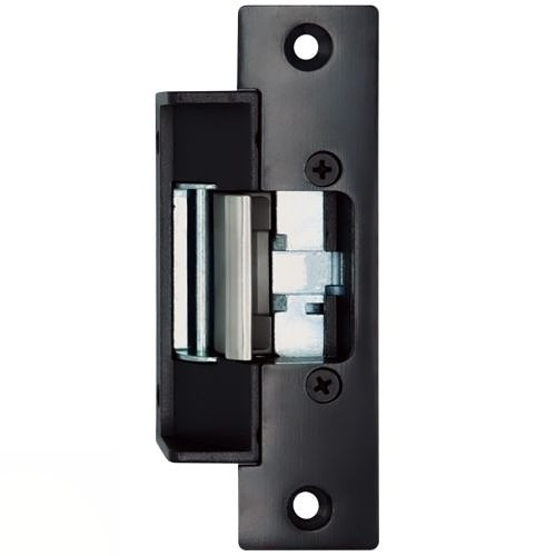 CAMDEN | CX-ED2079-BK Universal' Electric Strike with 3-Black Faceplates, 12/24VAC / DC, Fail Safe / Fail Secure Operation, Horizontal Adjustment