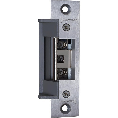 CAMDEN | CX-EPD-2030L Series 20 Pre Load Electric Strike with Faceplate for Hollow Metal Doors, 6-7/8"x1-1/4"