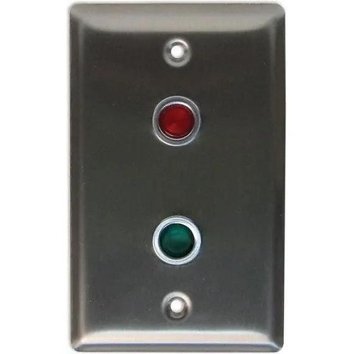 CAMDEN |  CX-LED2/55RG Single Gang 2-LED Plate, 12/28VDC