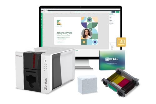 EVOLIS |  Zenius 2 - GO PACK SIMPLEX Badging Bundle