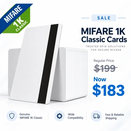 MIFARE | Classic 1K ISOXT Card with Magnetic Stripe (100 Cards)