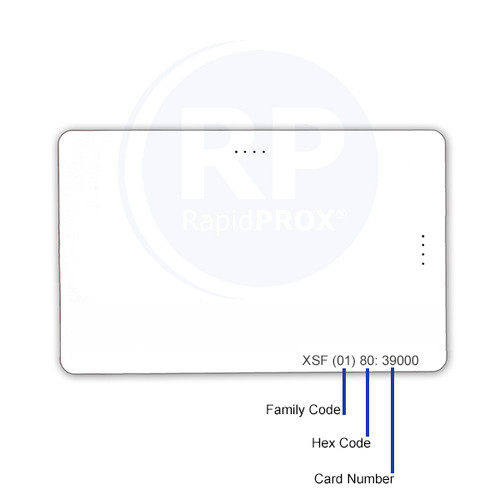 RAPIDPROX | Imageable Card for Kantech 125kHz, Compare To ioProx P20DYE