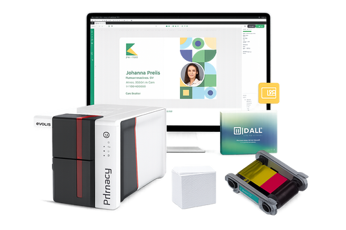 EVOLIS | GO PACK  Primacy 2 DUPLEX Badging Bundle